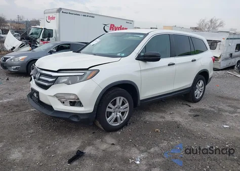 2018 Honda Pilot Lx from USA, damaged, VIN 5FNYF6H16JB053368